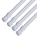 AIZESI Spring Tension Curtain Rods Short Tension Rod (White,27