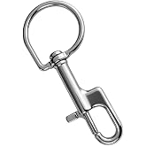 QAVBFA Swivel Bolt Snap Diving Clips &ndash; Premium Stainless Steel Single Ended Snap Hooks Buckle for Pet Leash, Scuba Diving, and More