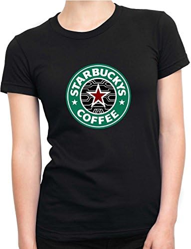 Bucky Barnes The Winter Soldier Coffee Women T Shirt Black X-Large