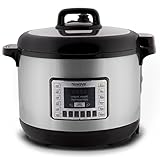 NuWave  33501 Nutri-Pot Pressure Cooker, 13 Quart, Silver & Black