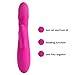 ZEMALIA Delia Vibrators G-Spot Stimulate Massagers Sex Toys for Couple's and Beginner's Vibe- Masturbator Sexual Wellness Discreet Packaging(Red)