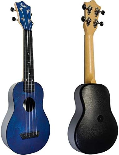 Flight, 4-String Travel Series Soprano Ukulele, Dark Blue (TUS-35DB), Full size - Image 4