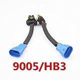 PartsSquare Extension Wiring Plug Socket Connectors Female Male Adapter For HB3 9005 H10