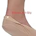 Avidlove Women No-Show Low-Cut Hidden Flat Boat Line Sock Liners 4 Pairs Black+Skin