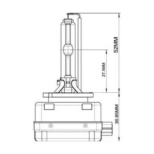 D3S D3R HID Bulb Headlight 35w OEM Xenon Bulbs Replace for Philips or OSRAM Bulbs 4300k 2PCS(4300K Yello/White)