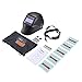 Welding Helmet, Solar Power Auto Darkening - Tacklife PAH02D Adjustable Wide Shade Range DIN 3/4-8/9-13 and 4 Premium Sensors, Fast Response Time(1/25000), Polyamide Material