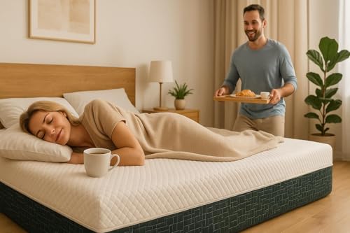 Francegaglia® Healthy Relax Mattress 1600 Pocket Springs & Memory with 3D Breathable Band + Memory Flake Pillow – Height 25 cm – Medical Device Removable 80 x 190 cm