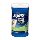 Expo White Board Care, Cleaning Wipes, 8"x5.5", 50 Count