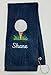 Mana Trading Custom Personalized Embroidered Golf Towel Golf Ball ON TEE