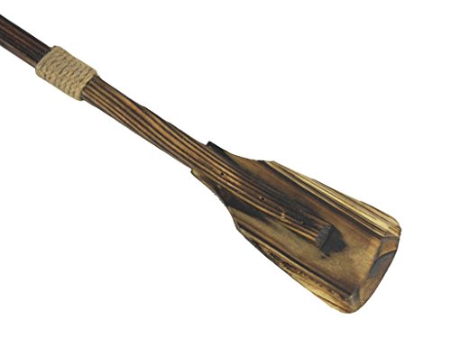 Wooden Westminster Decorative Squared Rowing Boat Oar With Hooks 12" - Wooden O