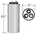 TOTALINE 35 + 5 MFD uf P291-3554RS 370 or 440 Volt Dual Run Round Capacitor made by Carrier for Condenser Straight Cool or Heat Pump Air Conditioner CBB65B