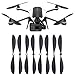 Helistar Propellers 4 Pairs Blades Accessories for GoPro Karma Drone Self-Tightening Propeller CW CCW Props