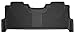 Husky Liners X-act Contour Floor Mats | Fits 2021-2024 Ford F-150 SuperCrew with Fold Flat Storage; 2017-2024 Ford F-250/F-350/F-450 SuperCrew | 2nd Row, 1-pc Black - 53381