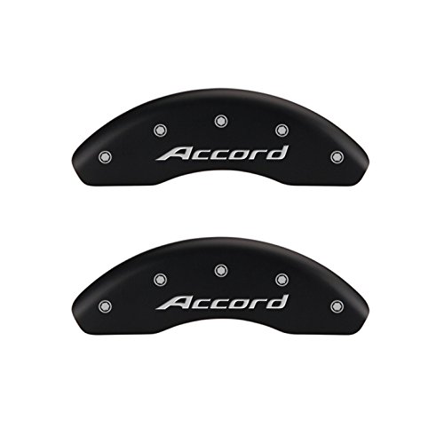 MGP Set of 4 Matte Black Accord Caliper Covers for 20132016 Honda