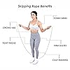 Skipping-Rope-Adult-Fitness-Jump-Rope-Gym-Workouts-outdoor-Training-for-Fat-Burning-Boxing-MMA-Exercises-Speed-Fitness-Weighted-Skipping-Ropes-for-Women-Men-Pink Skipping Rope Adult Fitness Jump Rope Gym Workouts & outdoor Training for Fat Burning Boxing, MMA Exercises Speed…
