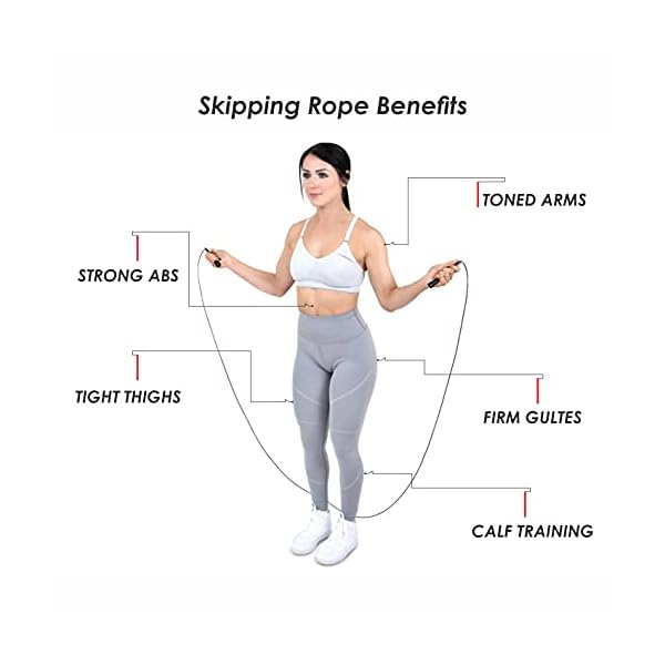 Skipping-Rope-Adult-Fitness-Jump-Rope-Gym-Workouts-outdoor-Training-for-Fat-Burning-Boxing-MMA-Exercises-Speed-Fitness-Weighted-Skipping-Ropes-for-Women-Men-Pink Skipping Rope Adult Fitness Jump Rope Gym Workouts & outdoor Training for Fat Burning Boxing, MMA Exercises Speed…