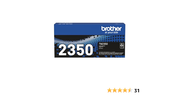 Brother Genuine TN2350 High-Yield Black 