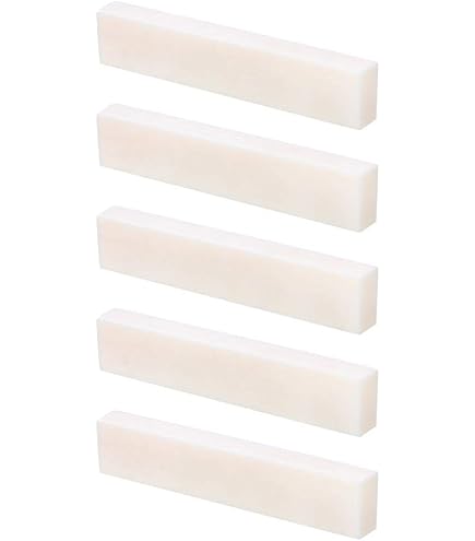 X-Mile 6-String Nut Sadd Set Pont De Guitare Chevalet En Os Véritable