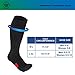Wanderlust Everyday Use Graduated Compression Socks - Support Stockings for Men & Women - Black/Red Medium