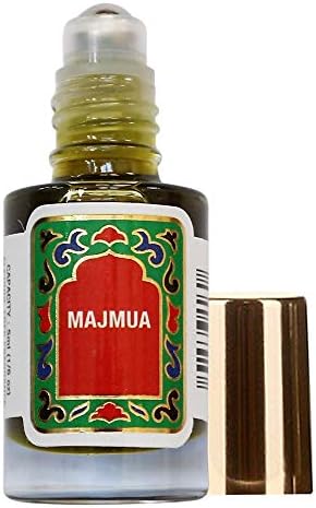 Majmua Perfume Oil Roll-On - Majmua 96 Fragrance Oil Roller (No Alcohol) Perfumes for Women and Men by Nemat Fragrances, 5 ml / 0.17 fl Oz