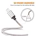 Xcords(TM) 3Pack 10FT iPhone Lightning to USB Syncing and Charging Cord Data Cable with Aluminum Alloy Connector for iPhone 7/ 7 Plus/ 6s/ 6s Plus /6/ 5/ 5s/ 5c iPad Mini Air