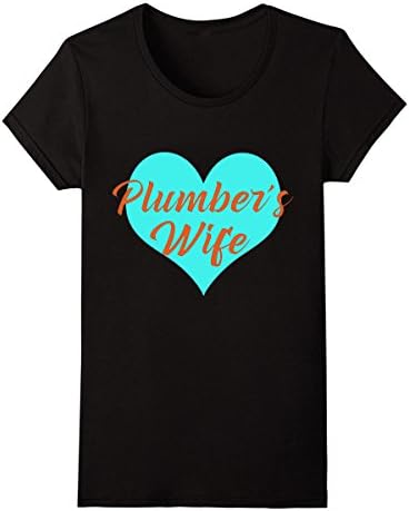 SYBING Womens Short Sleeve Round Neck Cotton T-Shirt Plumber's Wife