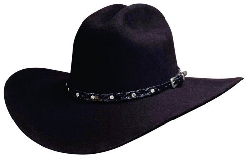 Montecarlo / Bullhide Hats - PISTOL PETE - 6X Premium Wool Western Cowboy Hat (7-1/8, Black)