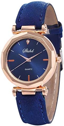 Wrist Watches for Women Under 5 Fashion Women Leather Casual Watch Luxury Analog Quartz Crystal Wristwatch