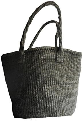 African woven sisal handbag or basket