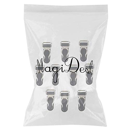 Nicedeal Craft Belt Clips Hooks Grippers for Garter Belt Girdle Garment Pack of 10 (Black) DIY Tools
