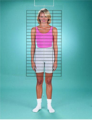 Baseline 12-1077 Posture Evaluation, 2-Piece Set, Evaluator and Grid