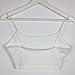 LuFeng Women's Crop Top Cami Camisole Summer Women Sexy Slim Sleeveless Backless Spaghetti Strap Tank Top White Small