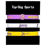 Silicone Wristband Bracelet , Basketball stars-One of them is adjustable.(3PCS)Assorted color