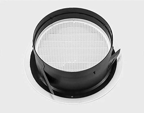 OOPPEN 200mm Diameter Round Air Vent Grille Cover Louver Ventilation Cover in Premium ABS with Anti Insect Mesh for 8’’ ducting - Image 5