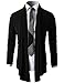H2H Mens Fashion Shawl Cardigan with Shirring Neck Line BLACK Asia M (JNSK37)