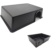 Amypet Different Size Reptile Use Hide Cave for Snakes,Reptiles, Ball Pythons Durable Material Easy to Clean 10.2 x7.48 x 2.75inch (L)