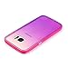 Samsung Galaxy S7, G9300 Gradient Color Mirror Soft TPU Case with Shockproof PC Bumper for S7 (Rose)