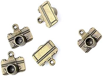 460 PCS Ancient Antique Bronze Fashion Jewelry Making Crafting Charms Findings Bulk for Bracelet Necklace Pendant Retro Accessoires Lots Vintage JHF09 Camera
