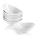 LIFVER 8 Pack Porcelain Dip Bowls, Mini Bowl Set, Ramekins, White primary