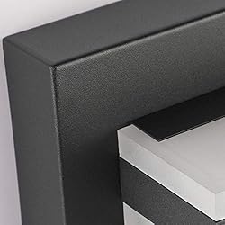 SOLFART Modern LED Dimmable Matt Black Wall Light