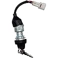 JDLLONG Ignition Key 4 Wires Switch for Hisun UTV 400 500 700 800 Massimo MSU500 700 Axis 500 700 Coleman UT400 Bennche Cub Cadet