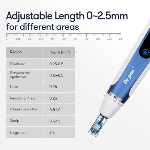 Dr. pen Ultima A11 Micro Needling Pen with Intelligent Sensor Base, Comfortable Wireless Design, Ideal for Beauty Salons & Home