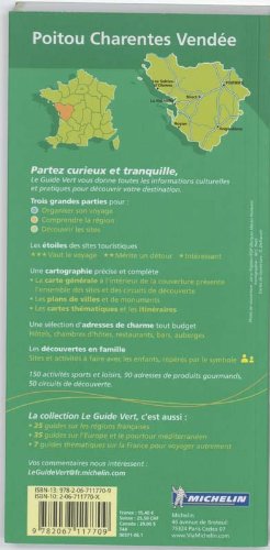 Amazon Fr Poitou Charentes Vendee Michelin Livres