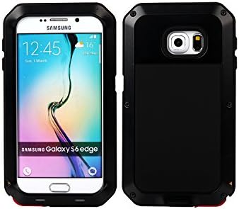 Samsung GALAXY S6 edge plus,SEISMIK Shockproof Dustproof Aluminum Alloy Metal Case For Samsung GALAXY S6 edge plus (black)