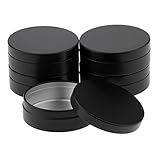 MagiDeal 5 Pack Black Aluminum Empty Cosmetic Boxs