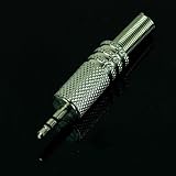 CESS-205 2.5mm Stereo TRS Male Plug Audio Jack CONNECTOR (jcx) - 5 PACK