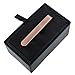 HAWSON 2 inch Tie Bar Clips for Men Rose Gold Tie Slide for Regular Necktie Series Wedding Business Party Gift