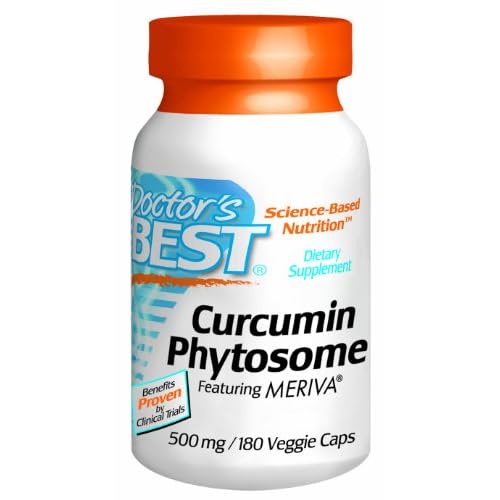 Doctor's Best Curcumin Phytosome Featuring Meriva Vegetarian Capsules, 180 Count image