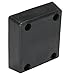 Vestil B-1213-4 Rubber Molded Dock Bumper, Rectangular, 13