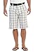 Gioberti Mens Plaid Shorts with Belt, 5 Pockets